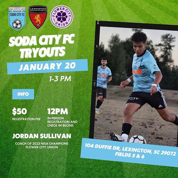 You are currently viewing Soda City FC Soccer Tryouts, South Carolina