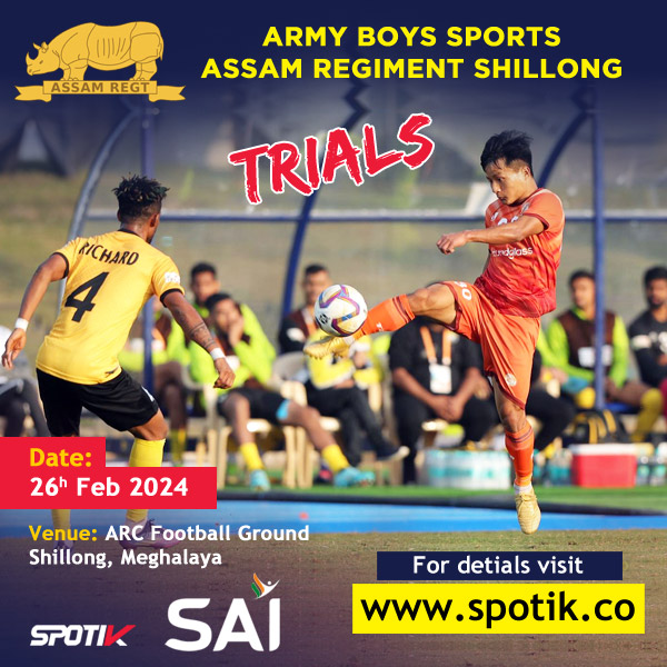 Read more about the article Army Boys Sports Assam Regiment Trials,  Shillong