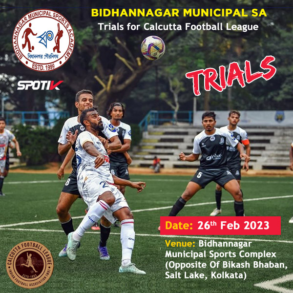 Read more about the article Bidhannagar Municipal Sports Academy 2nd Division CFL Trials, Kolkata