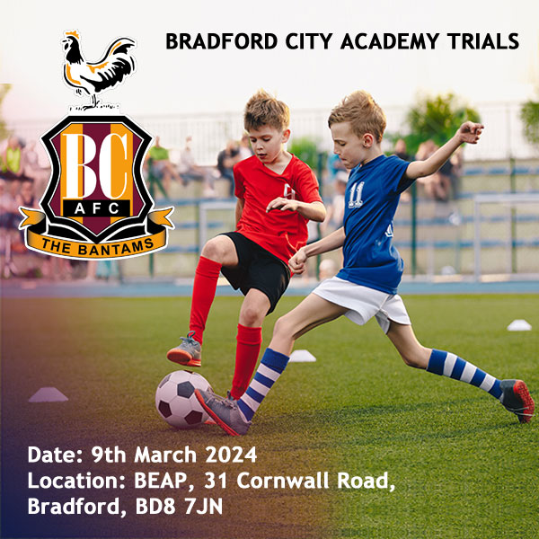 Read more about the article Bradford City Academy Football Trials, England