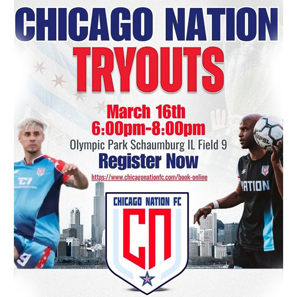 Read more about the article Chicago Nation FC Soccer Tryouts, Illinois