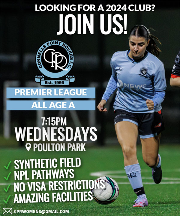You are currently viewing Connells Point Rovers FC Women’s Premier League Trials, New South Wales