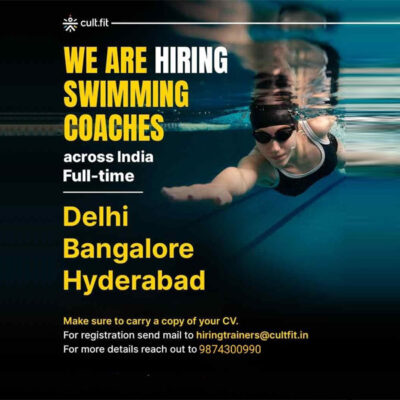 Read more about the article Cult fit is looking to hire 30 Swimming coaches