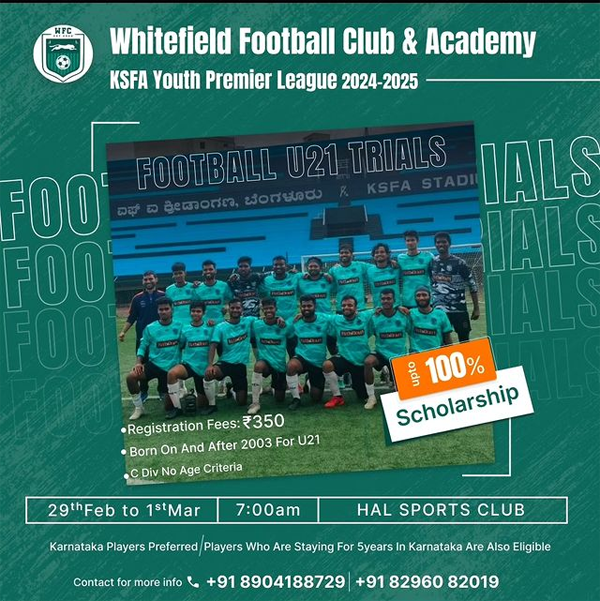 Read more about the article FC Whitefield United C Division Trials, Bengaluru