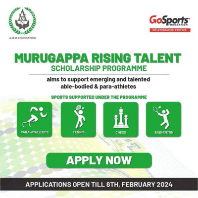 Read more about the article GoSports Foundation Murugappa Rising Talent Scholarship Programme