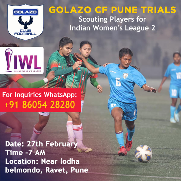 Read more about the article Golazo CF Scouting Players for IWL-2, Pune