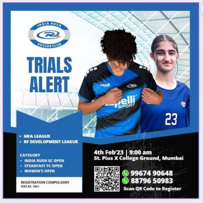 Read more about the article India Rush SC Trials, Mumbai