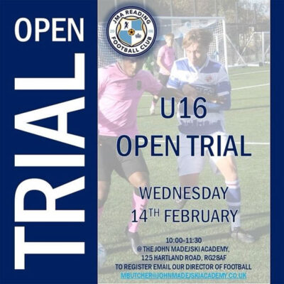 Read more about the article JMA Reading FC U16 Open Trial, Reading