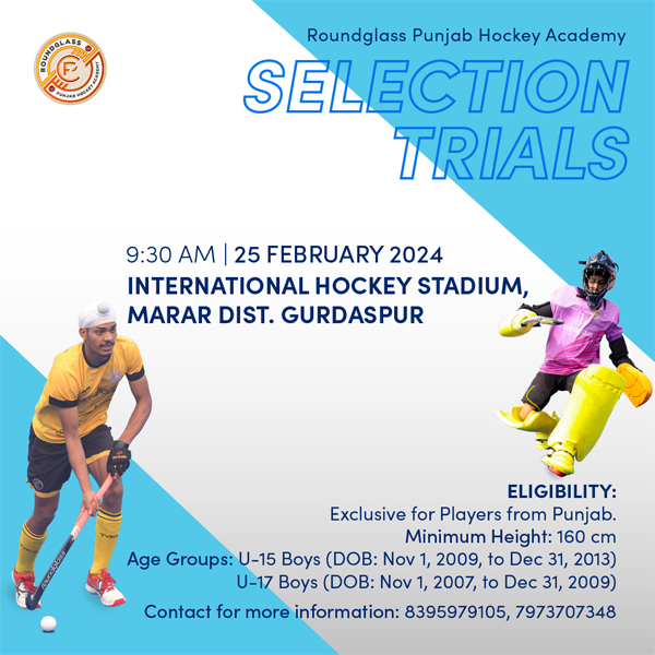 Read more about the article RoundGlass Hockey Residential Academy Selection Trials, Gurdaspur
