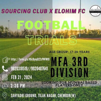 Read more about the article Sourcing Club X Elohim FC Trials, Mumbai