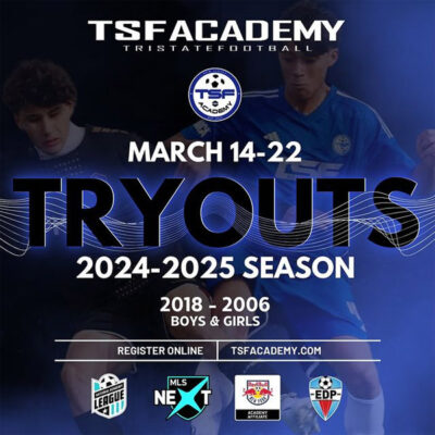 TSF Academy Soccer Tryouts, New Jersey