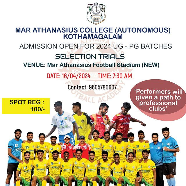 Read more about the article MA Football Academy Selection Trials, Kerala