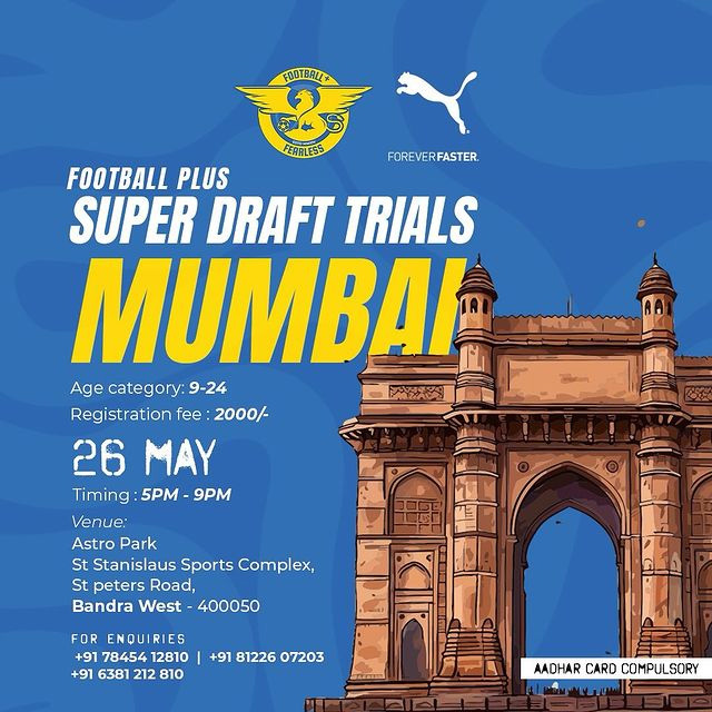 Read more about the article Football Plus Super Draft Trials, Mumbai
