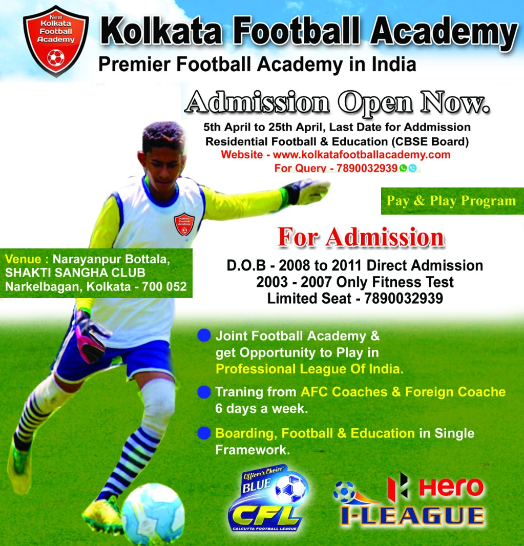 Read more about the article Kolkata Football Academy Selection Trials